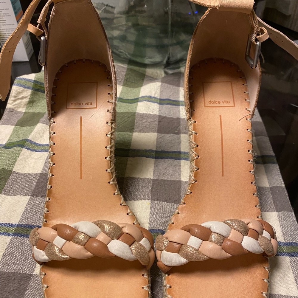Dolce Vita wedge espadrille sandals